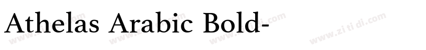 Athelas Arabic Bold字体转换 Athelas Arabic Bold字体转换